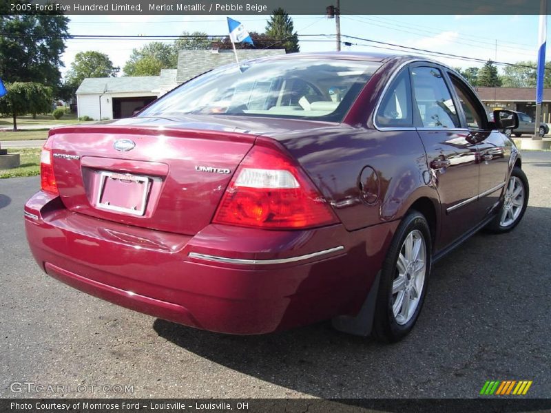 Merlot Metallic / Pebble Beige 2005 Ford Five Hundred Limited