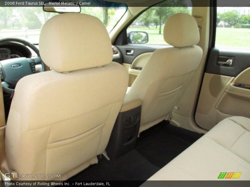 Merlot Metallic / Camel 2008 Ford Taurus SEL