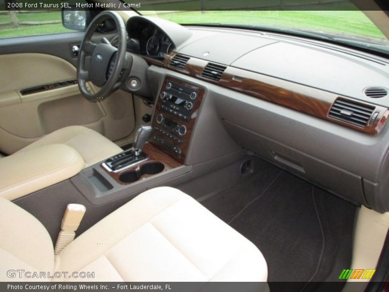 Merlot Metallic / Camel 2008 Ford Taurus SEL