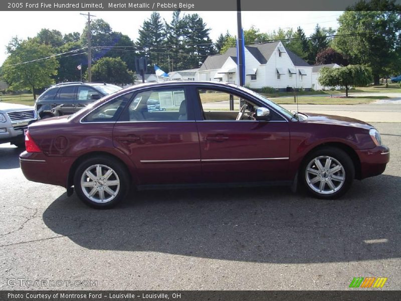 Merlot Metallic / Pebble Beige 2005 Ford Five Hundred Limited