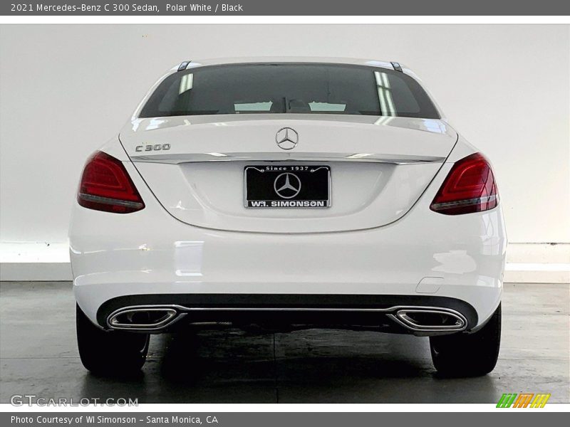 Polar White / Black 2021 Mercedes-Benz C 300 Sedan