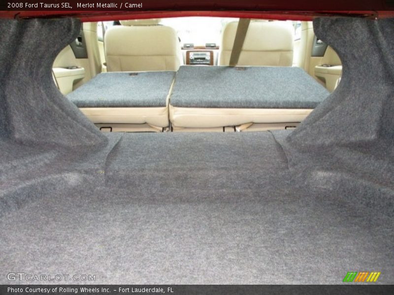 Merlot Metallic / Camel 2008 Ford Taurus SEL