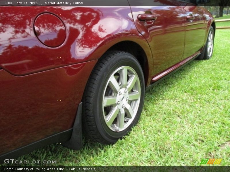 Merlot Metallic / Camel 2008 Ford Taurus SEL