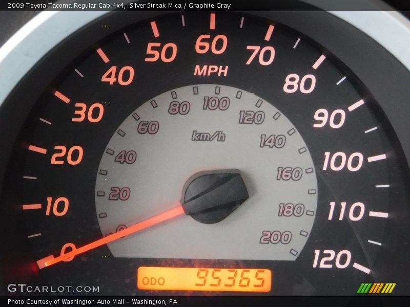 Silver Streak Mica / Graphite Gray 2009 Toyota Tacoma Regular Cab 4x4