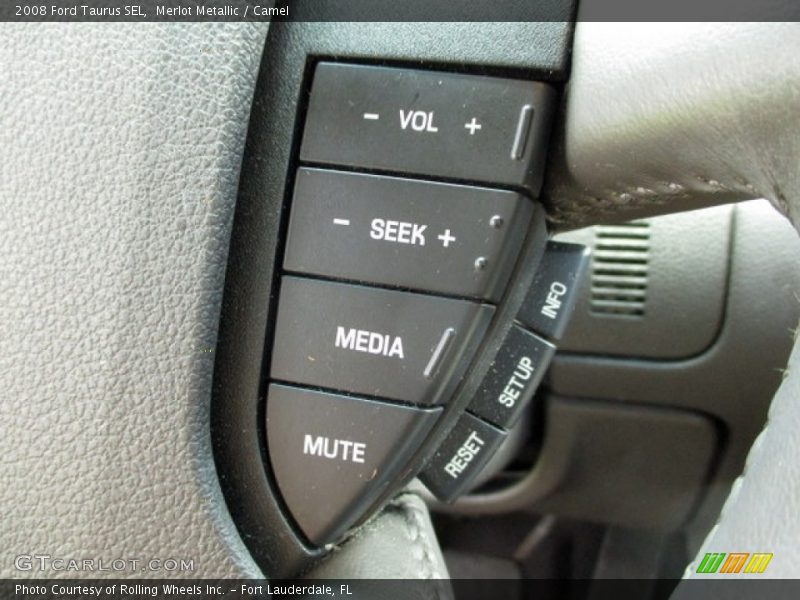 Merlot Metallic / Camel 2008 Ford Taurus SEL