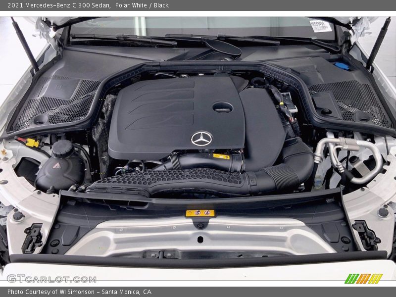 Polar White / Black 2021 Mercedes-Benz C 300 Sedan