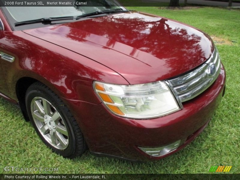 Merlot Metallic / Camel 2008 Ford Taurus SEL