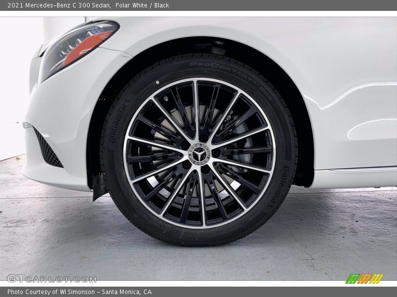 Polar White / Black 2021 Mercedes-Benz C 300 Sedan