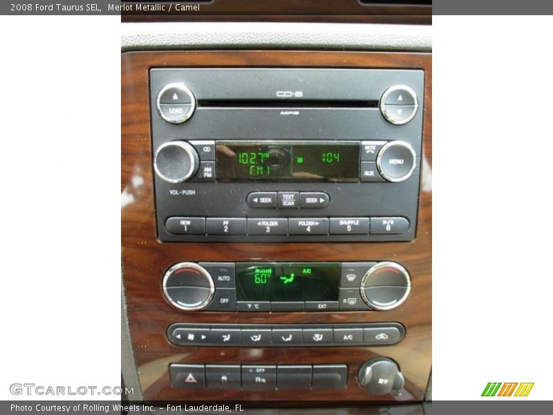 Merlot Metallic / Camel 2008 Ford Taurus SEL