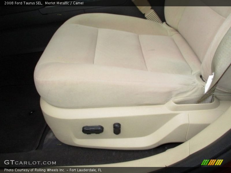 Merlot Metallic / Camel 2008 Ford Taurus SEL