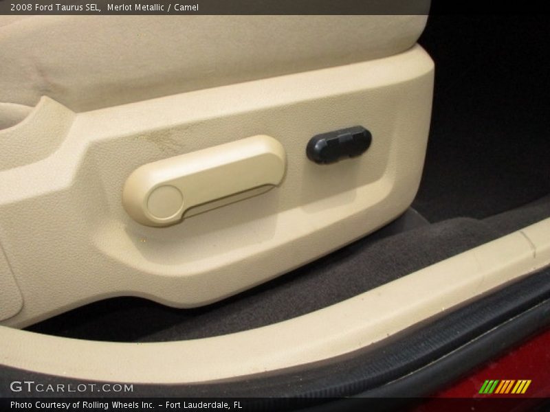 Merlot Metallic / Camel 2008 Ford Taurus SEL