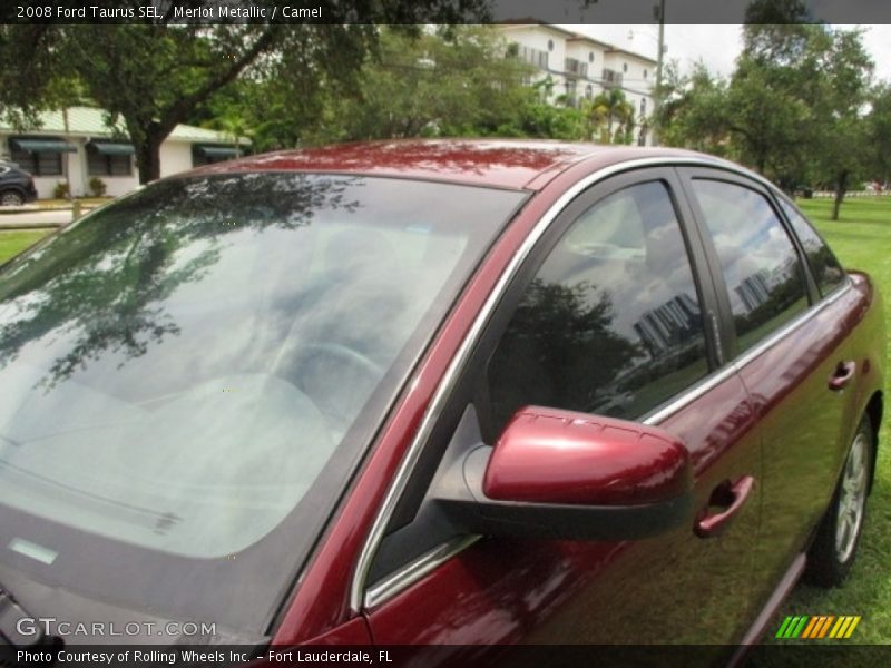 Merlot Metallic / Camel 2008 Ford Taurus SEL