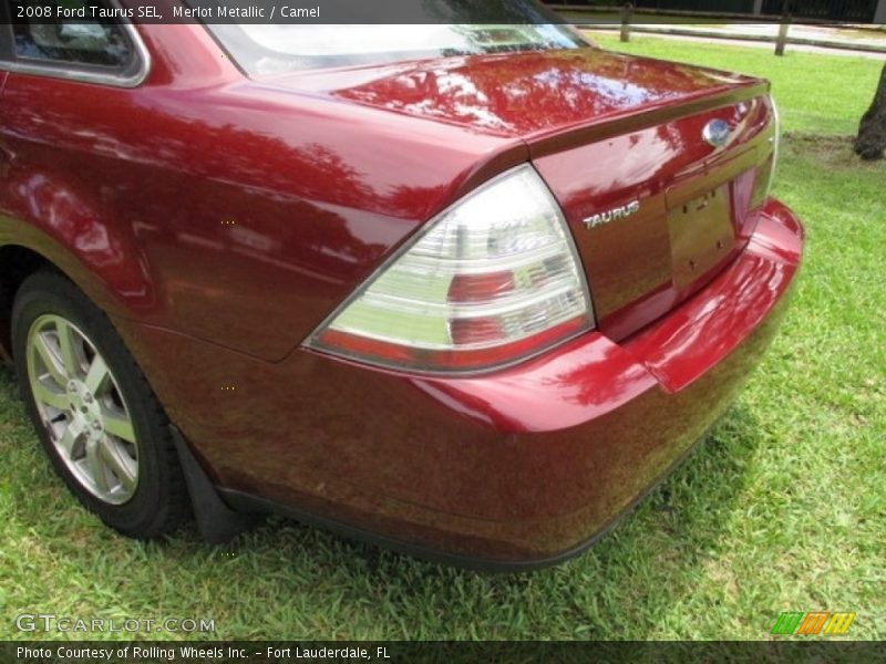 Merlot Metallic / Camel 2008 Ford Taurus SEL