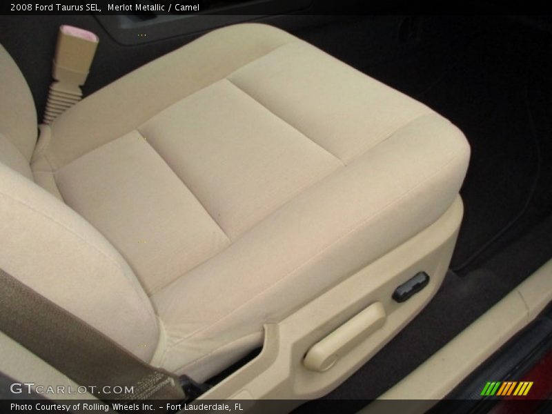 Merlot Metallic / Camel 2008 Ford Taurus SEL