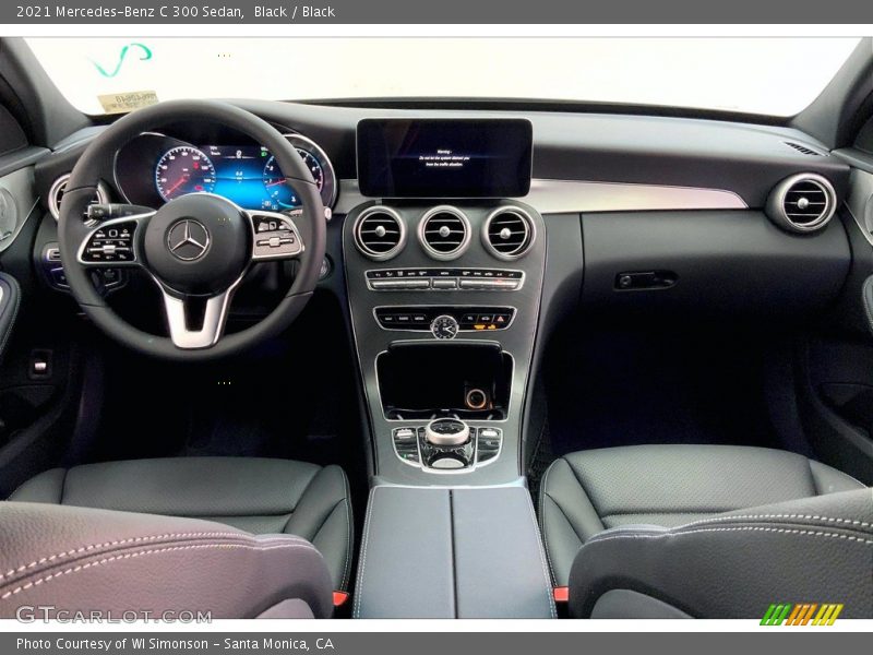 Black / Black 2021 Mercedes-Benz C 300 Sedan