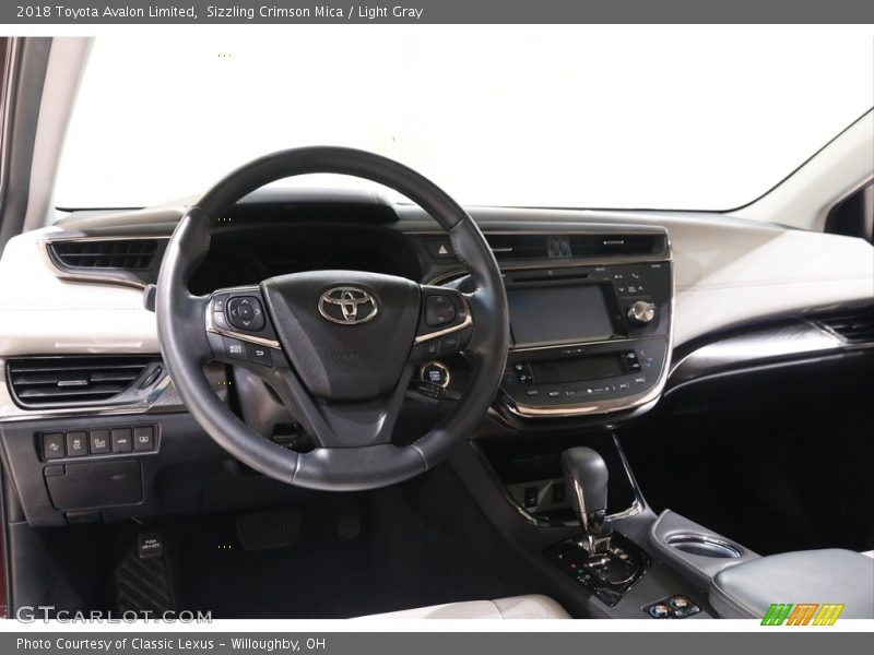 Sizzling Crimson Mica / Light Gray 2018 Toyota Avalon Limited