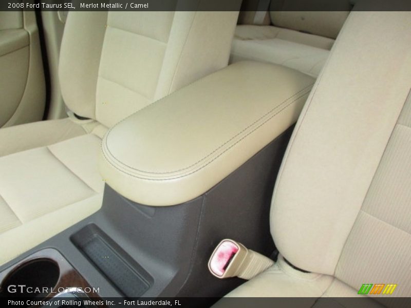 Merlot Metallic / Camel 2008 Ford Taurus SEL