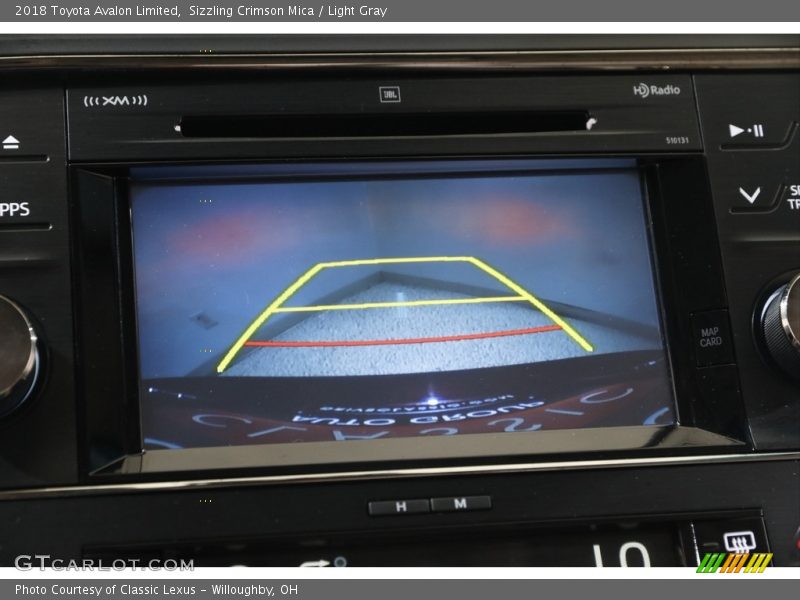 Sizzling Crimson Mica / Light Gray 2018 Toyota Avalon Limited