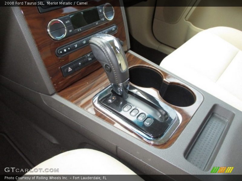 Merlot Metallic / Camel 2008 Ford Taurus SEL