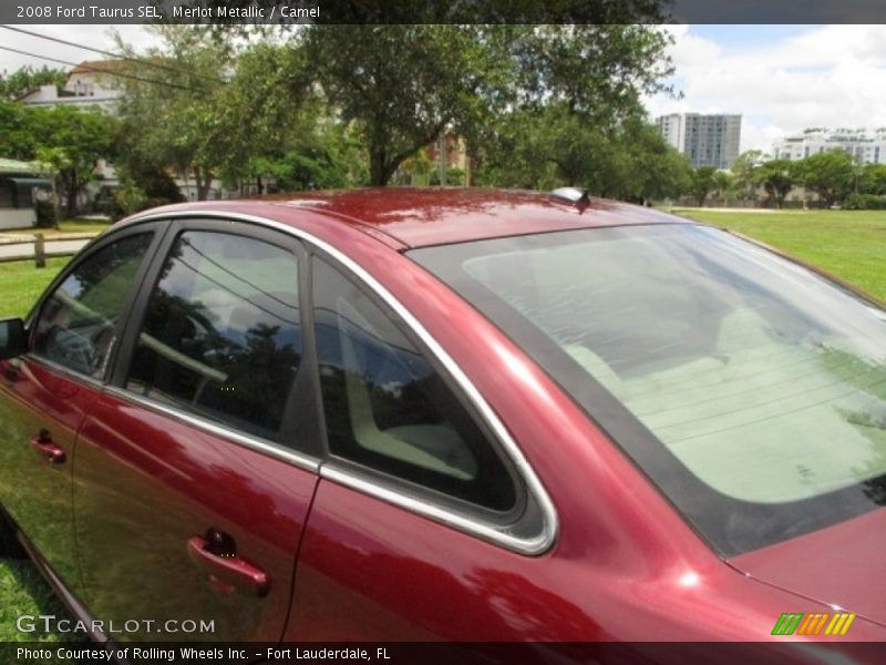 Merlot Metallic / Camel 2008 Ford Taurus SEL