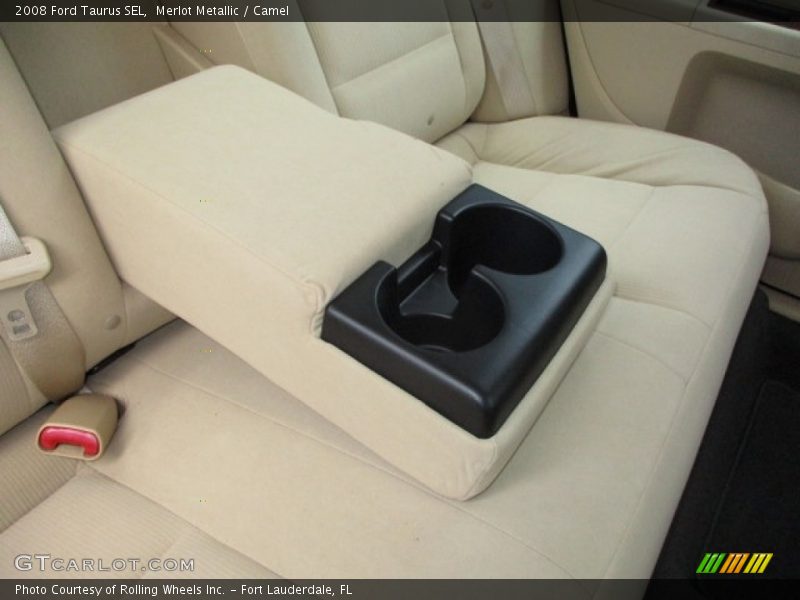 Merlot Metallic / Camel 2008 Ford Taurus SEL