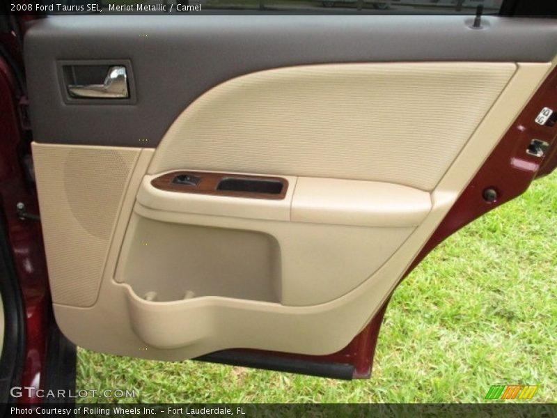 Merlot Metallic / Camel 2008 Ford Taurus SEL