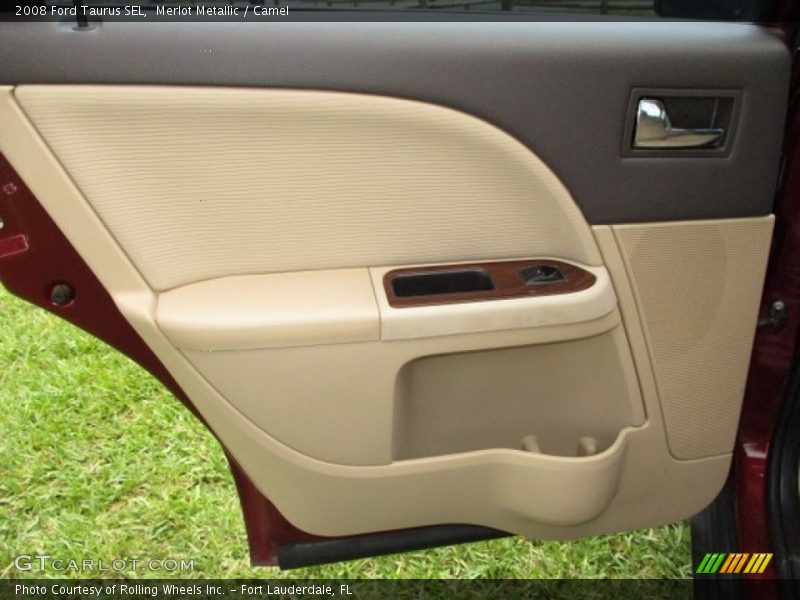Merlot Metallic / Camel 2008 Ford Taurus SEL