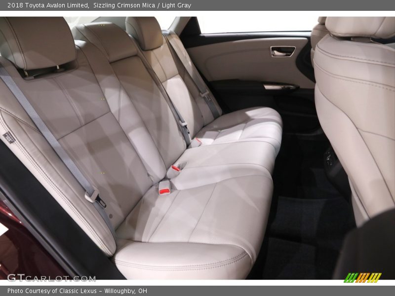 Sizzling Crimson Mica / Light Gray 2018 Toyota Avalon Limited