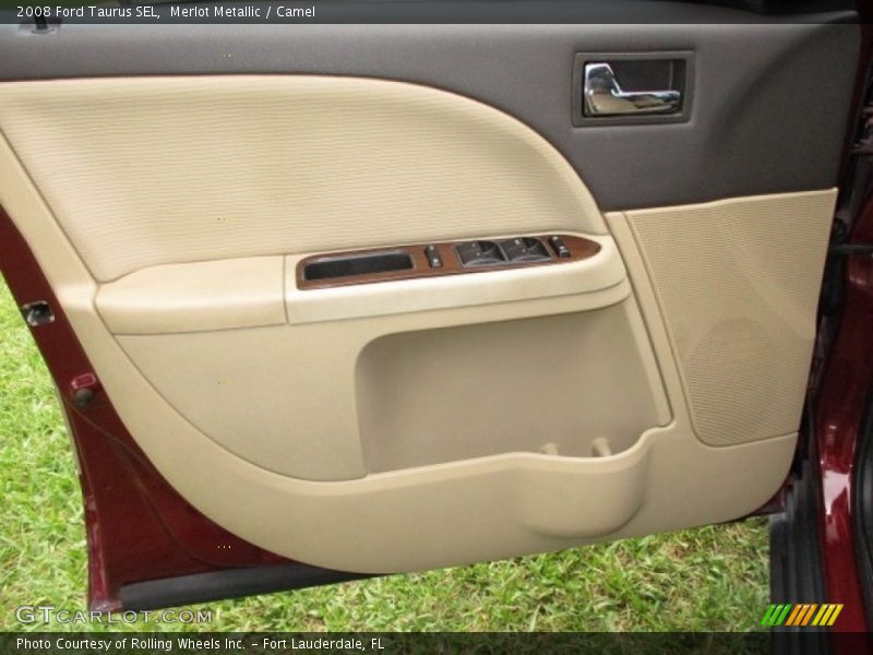 Merlot Metallic / Camel 2008 Ford Taurus SEL
