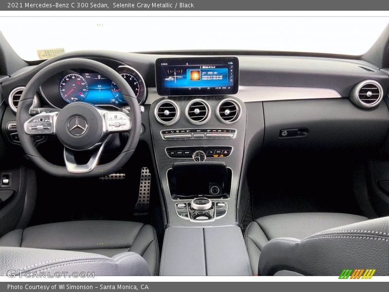 Selenite Gray Metallic / Black 2021 Mercedes-Benz C 300 Sedan