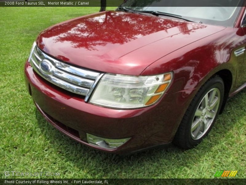 Merlot Metallic / Camel 2008 Ford Taurus SEL