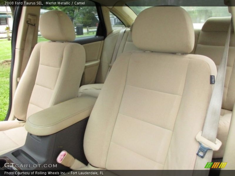 Merlot Metallic / Camel 2008 Ford Taurus SEL