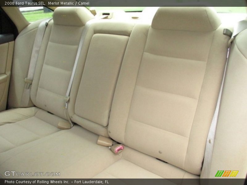 Merlot Metallic / Camel 2008 Ford Taurus SEL