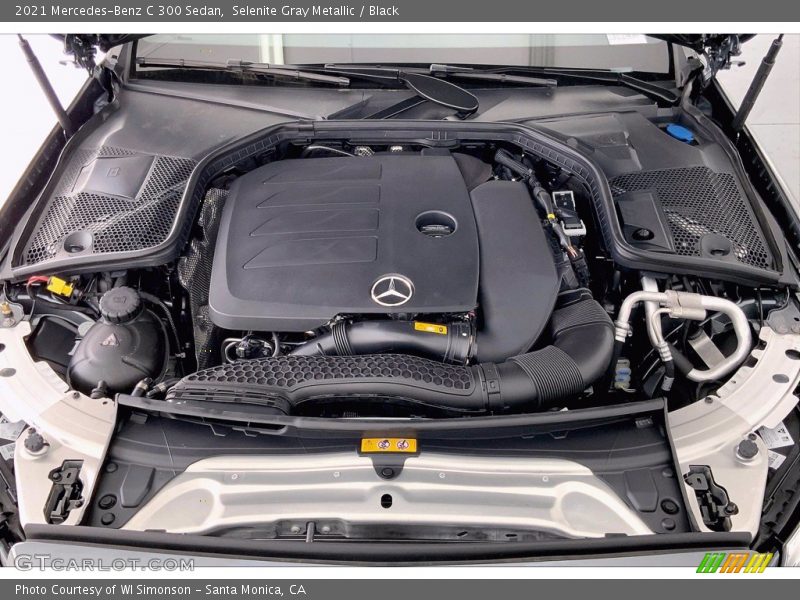 Selenite Gray Metallic / Black 2021 Mercedes-Benz C 300 Sedan