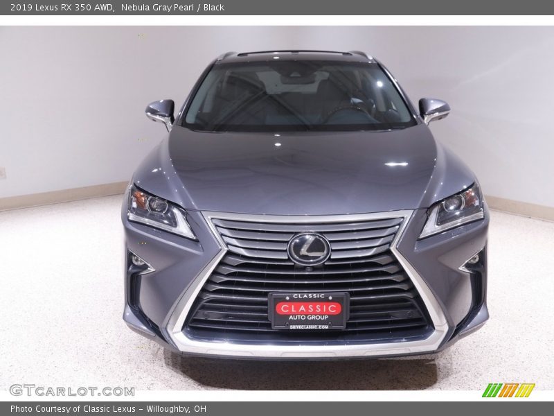 Nebula Gray Pearl / Black 2019 Lexus RX 350 AWD