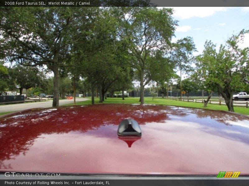 Merlot Metallic / Camel 2008 Ford Taurus SEL