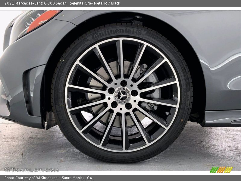Selenite Gray Metallic / Black 2021 Mercedes-Benz C 300 Sedan