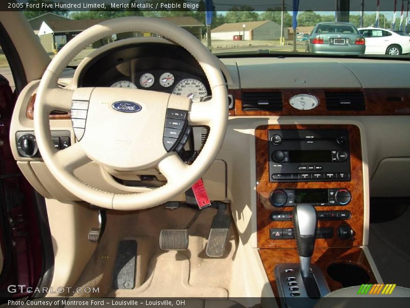 Merlot Metallic / Pebble Beige 2005 Ford Five Hundred Limited