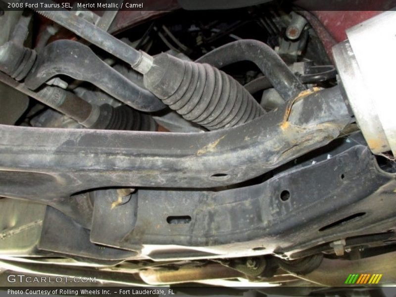 Merlot Metallic / Camel 2008 Ford Taurus SEL