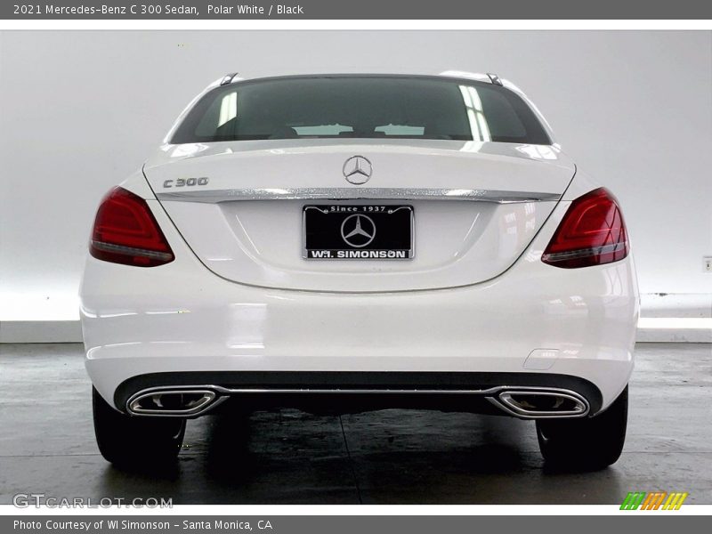 Polar White / Black 2021 Mercedes-Benz C 300 Sedan