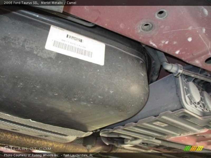 Merlot Metallic / Camel 2008 Ford Taurus SEL