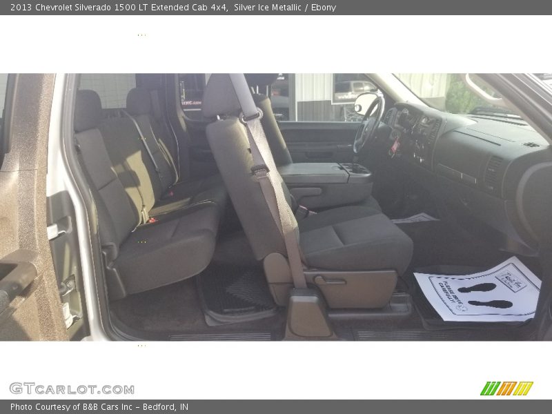 Silver Ice Metallic / Ebony 2013 Chevrolet Silverado 1500 LT Extended Cab 4x4