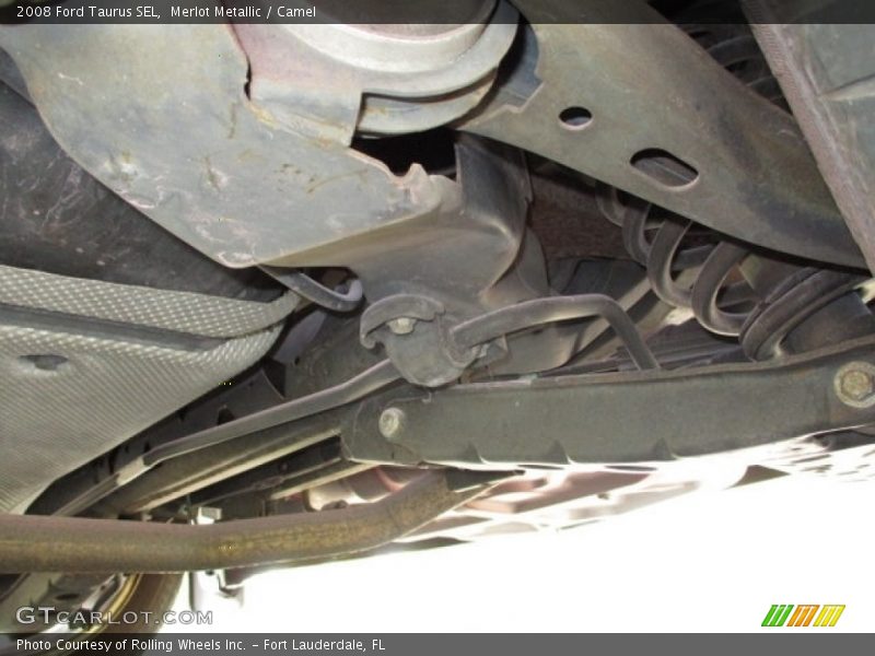 Merlot Metallic / Camel 2008 Ford Taurus SEL