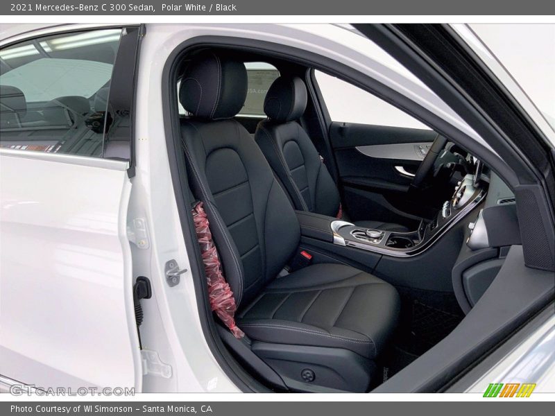 Polar White / Black 2021 Mercedes-Benz C 300 Sedan