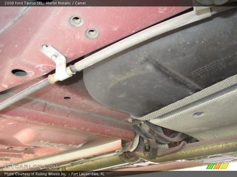 Merlot Metallic / Camel 2008 Ford Taurus SEL
