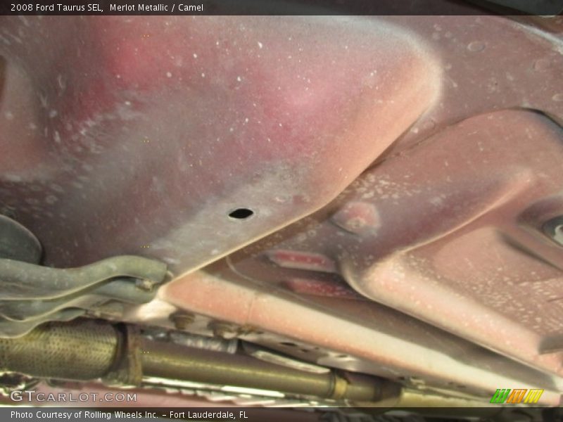 Merlot Metallic / Camel 2008 Ford Taurus SEL
