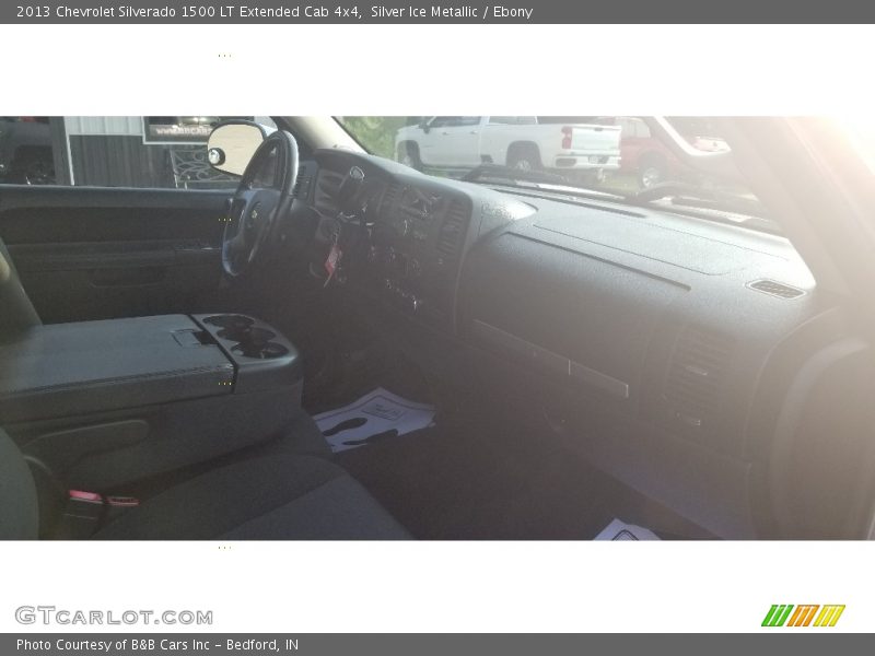 Silver Ice Metallic / Ebony 2013 Chevrolet Silverado 1500 LT Extended Cab 4x4