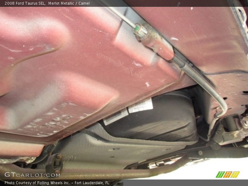Merlot Metallic / Camel 2008 Ford Taurus SEL