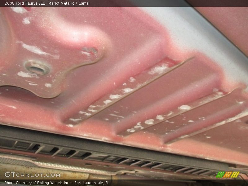 Merlot Metallic / Camel 2008 Ford Taurus SEL