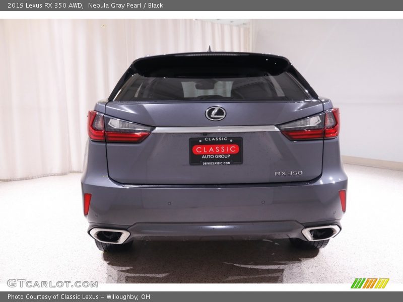 Nebula Gray Pearl / Black 2019 Lexus RX 350 AWD